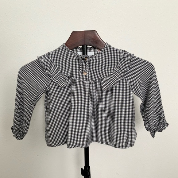 Zara gingham blouse - Picture 2 of 5